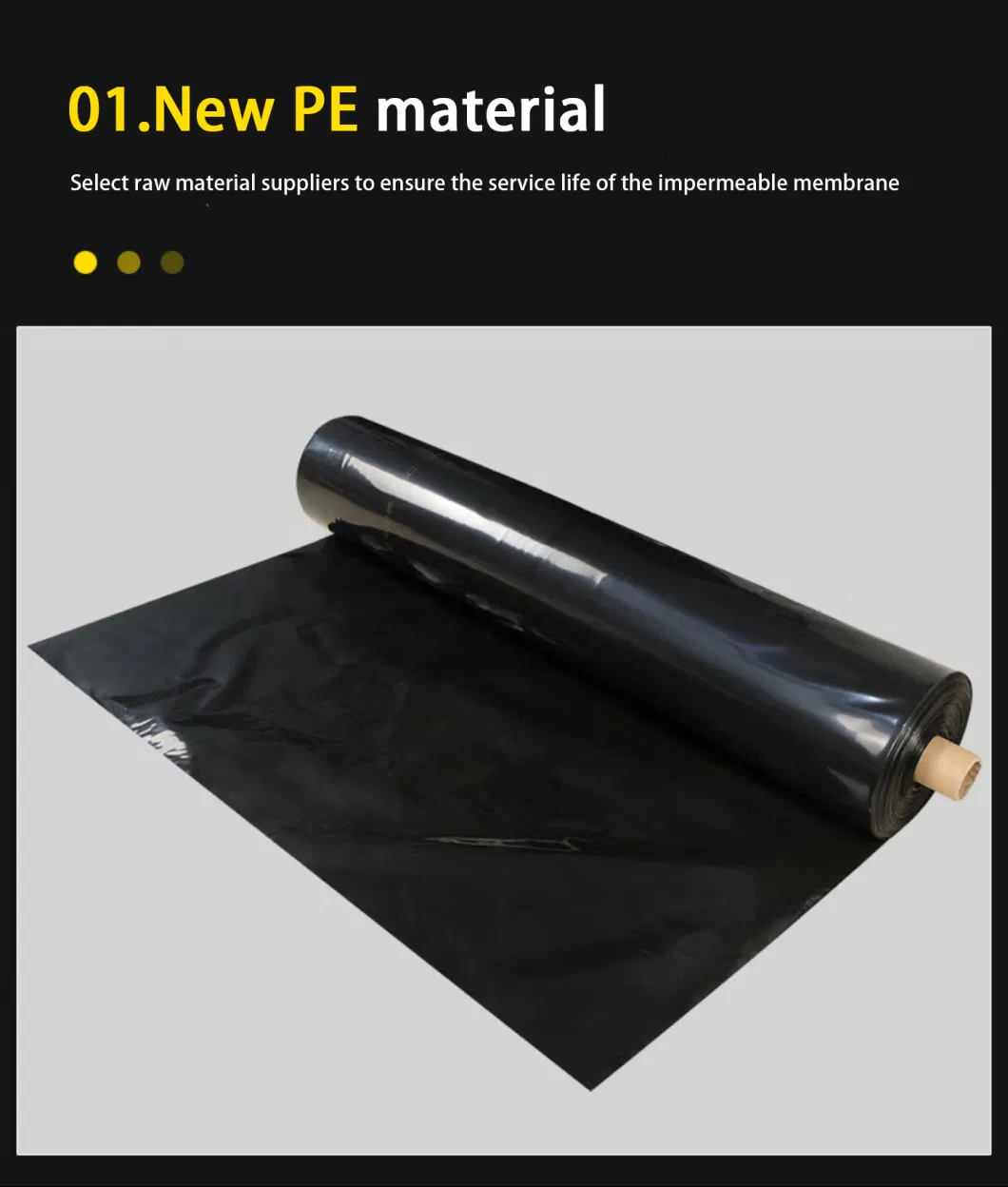 Factory Supply HDPE Geomembrane for Fish Farm Pond Liner Global Hot Sale