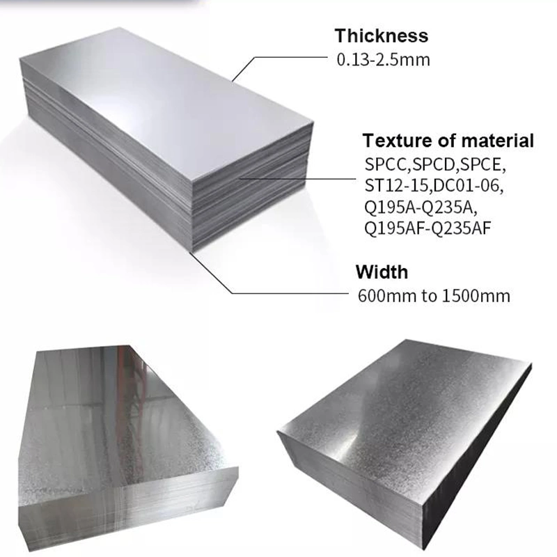 Corrugated Galvanized Steel Sheet Zinc Coated Sheet Galvanized Steel Flat Sheet Factory Direct Sales