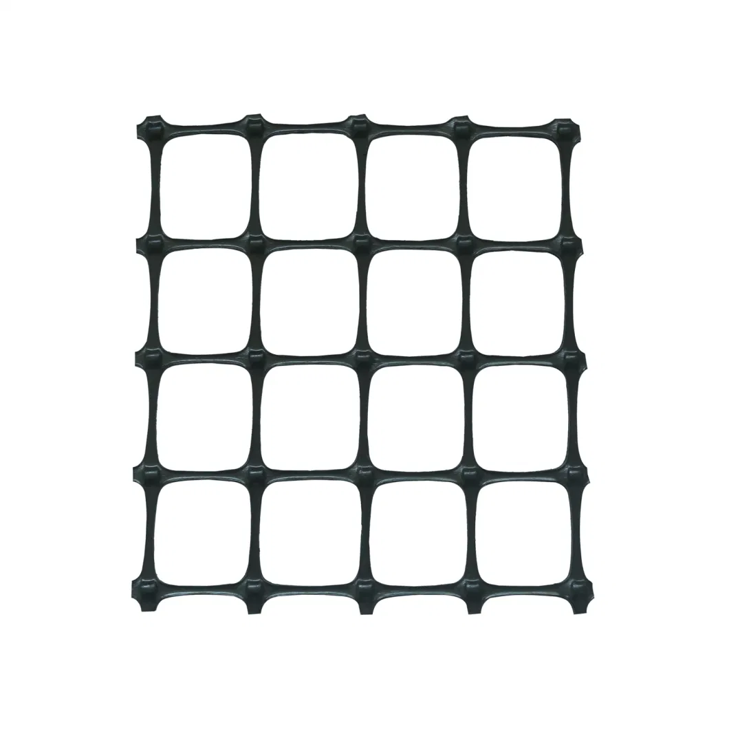 High Strength Biaxial Uniaxial PP Polypropylene Plasitc HDPE Geogrid Factory Price