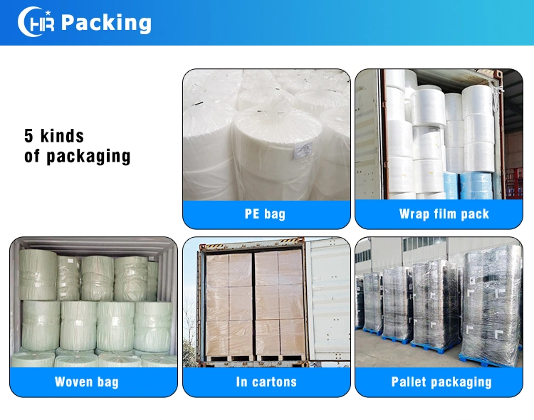 Long or Short Fibers Nonwoven Needle Punched Polyester Geotextile Non-Woven Fabric