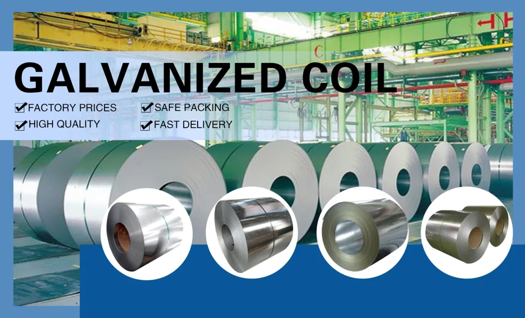 Dx51d Z275 Z350 Hot Dipped Galvanized Steel Coil Galvalume Steel Coil Aluzinc Az150 Steel Galvanized Sheetproduction Plantmetal Roofing Sheets Building Material