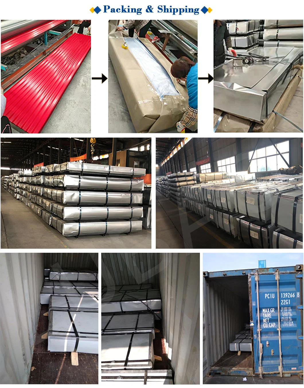 Prepainted Color Roofing Sheet Price Galvanized Corrugated Metal Roofing Sheet