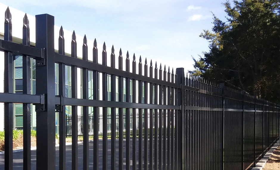 Black Garden Fence Commercial Fence/Steel Fence/Security Fence/Wire Fence/Fencing Security Fencing/Picket Fence/Fence Panel/Galvanized Steel Fence/Securit Gates