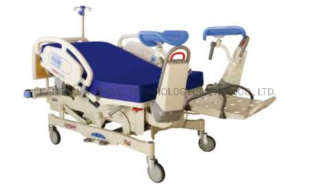 Intelligent Electric Obstetric and Gynecological Ldr Delivery Bed with Central Brake