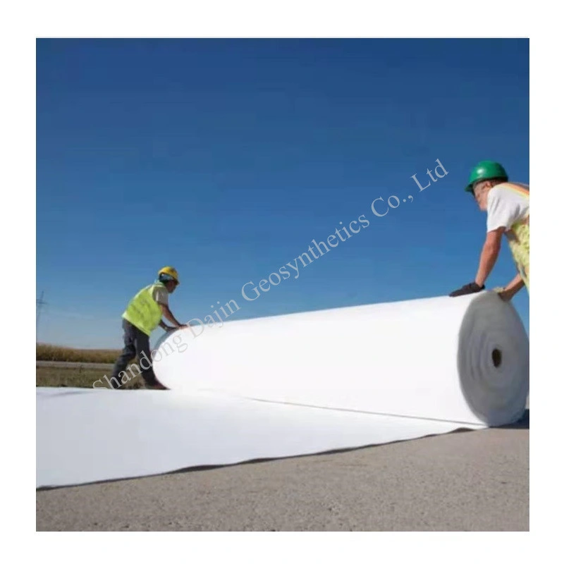 100~800g Non Woven Geotextile Fabric Geo Textil for Project
