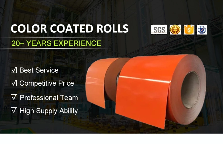 Wholesale Color Coated Prepainted Galvanized PPGI Steel Roll Stock Goods