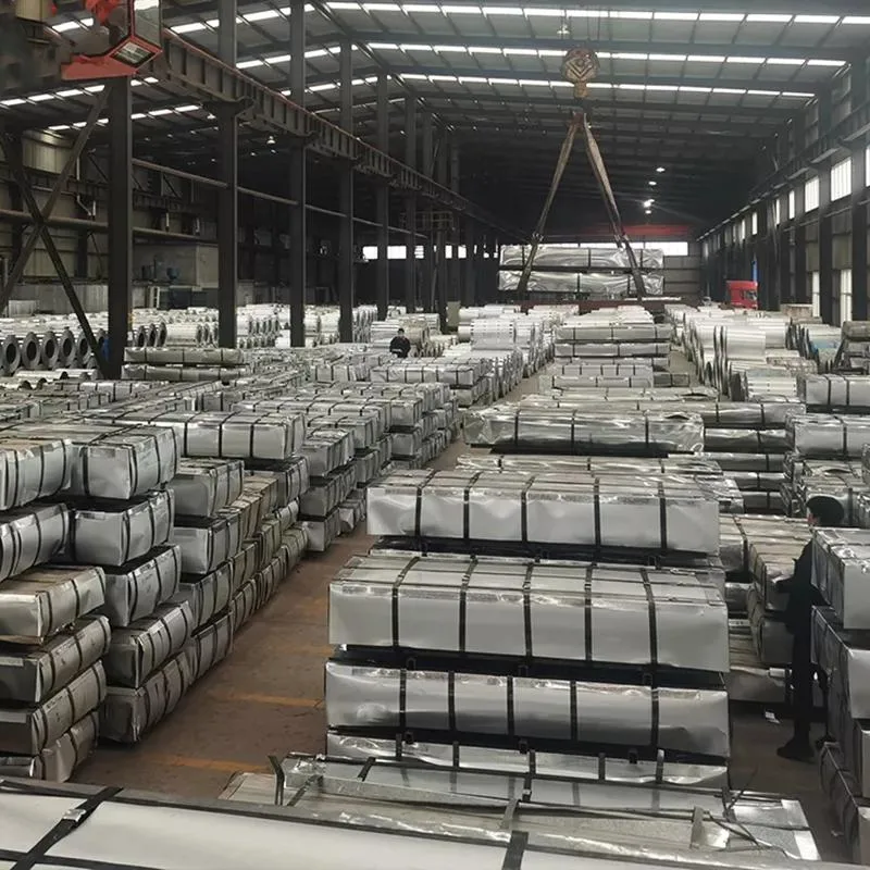 China Suppliers Galvalume Gl Corrugated Profiled Tile Price Hot DIP Gi Steel Metal Galvanized Roofing Sheet for Building Material