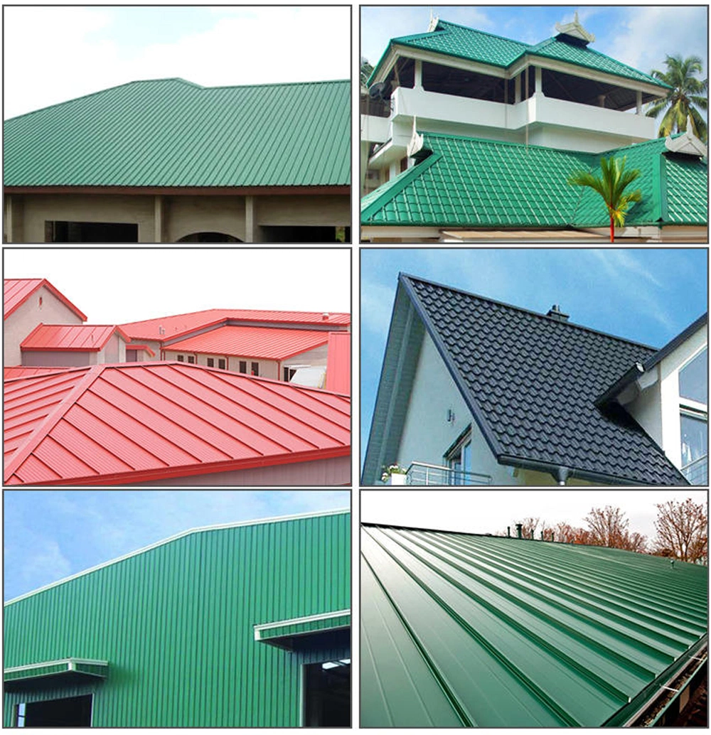 PPGI/PPGL/Color Coated/Aluzinc Zinc/Colour Coated/Gigalvanized/Galvalume/Prepainted/Corrugated Steel/Roofing Sheet/Roof Tile