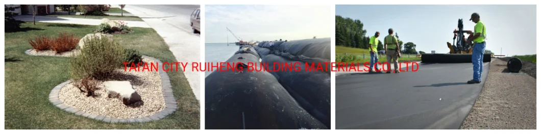 Building Material 100kn Polyester (PET) / PP Woven Geotextile Fabric for Flood Protection