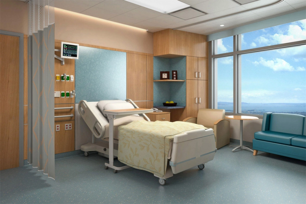 Hospital Medical Furniture Manufacturer Design ICU Health Electronic Nursing Bed for Sale