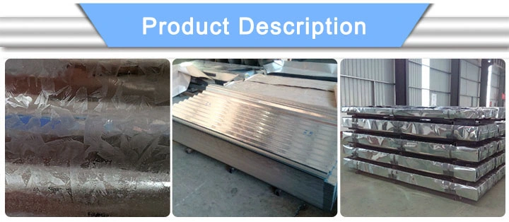 Factory Zinc Coated Hot Dipped Galvanized Corrugated Steel Roofing Sheet