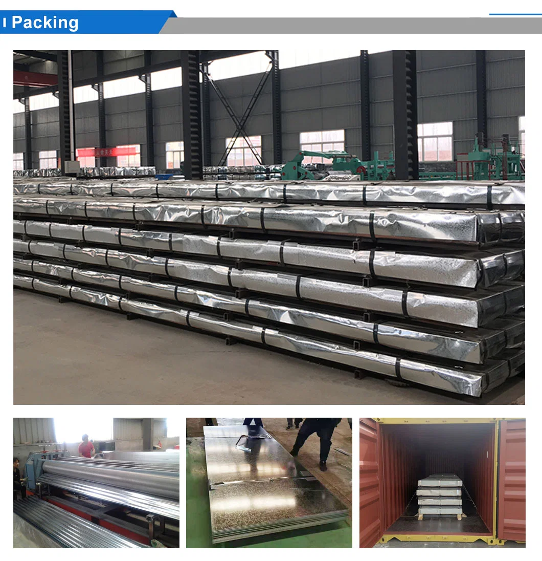 Wholesale 16 Gauge PPGI Galvanized Corrugated Metal Roofing Sheet