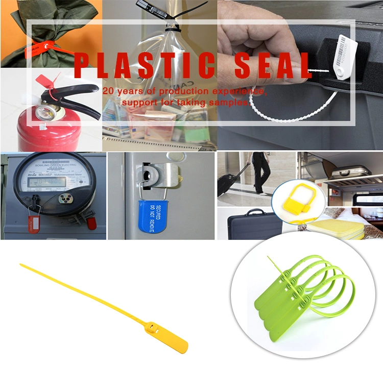 Self-Locking Plastic Sealing Belt Customized Logo Color Plastic Sealing