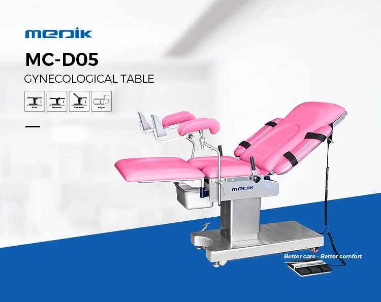 Mc-D05 Hospital Mobile Electric Gynecological Operating Table Delivery Table