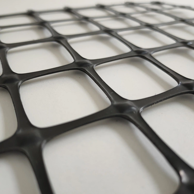 20kn 25kn 50kn Wholesale Two-Way Biaxial Plastic Geogrids Grille Mesh for Road Construction