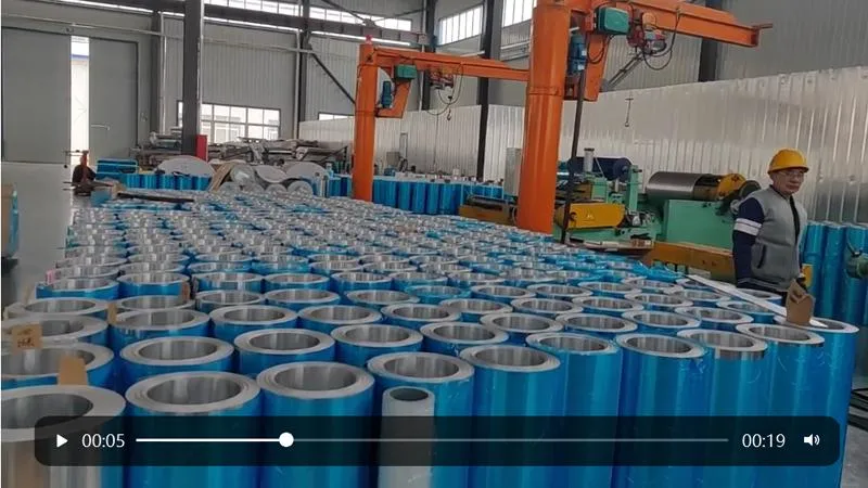 1050 1060 1100 3003 3004 3105 8011blue PVC/PE Film Coated Aluminum/Aluminium Coil/Roll