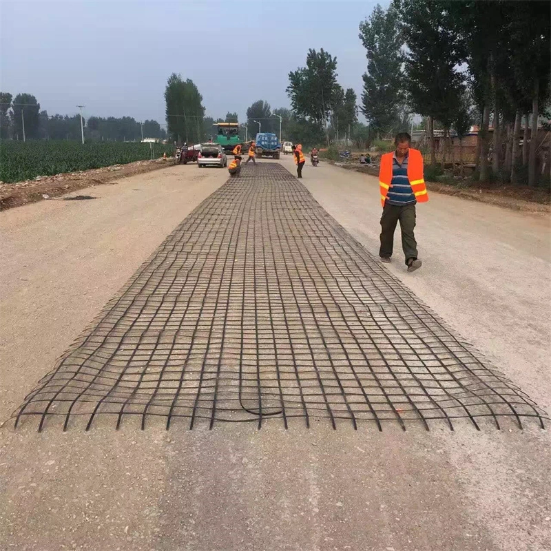 High Strength Composite Welded Mining Geogrid Polyester Biaxial Plastic Welding for Mining