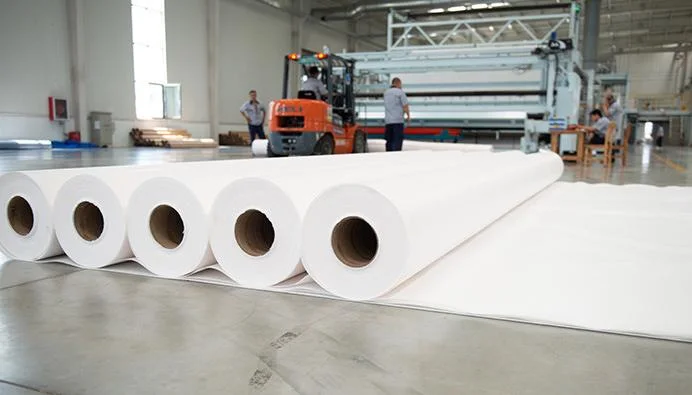 Polyester Filament Spunbonded Geotextile with Polypropylene Staple Fiber