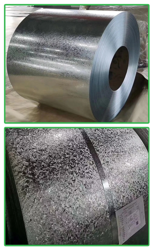 Direct Factory Whosale Zero Spangle Z150 Z120 G60 G80 Dx51d Dx52D Dx53D Zinc Coated Coils Roofing Materials Hot Dipped SGCC Sgcd Galvanized Steel Coil