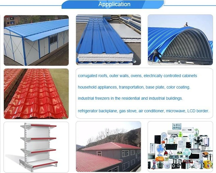 Galvanized Roofing Tile, Zinc Coated Color Painted PPGI Gi Gl PPGL Corrugated Carbon Steel Galvalume Roofing Sheet