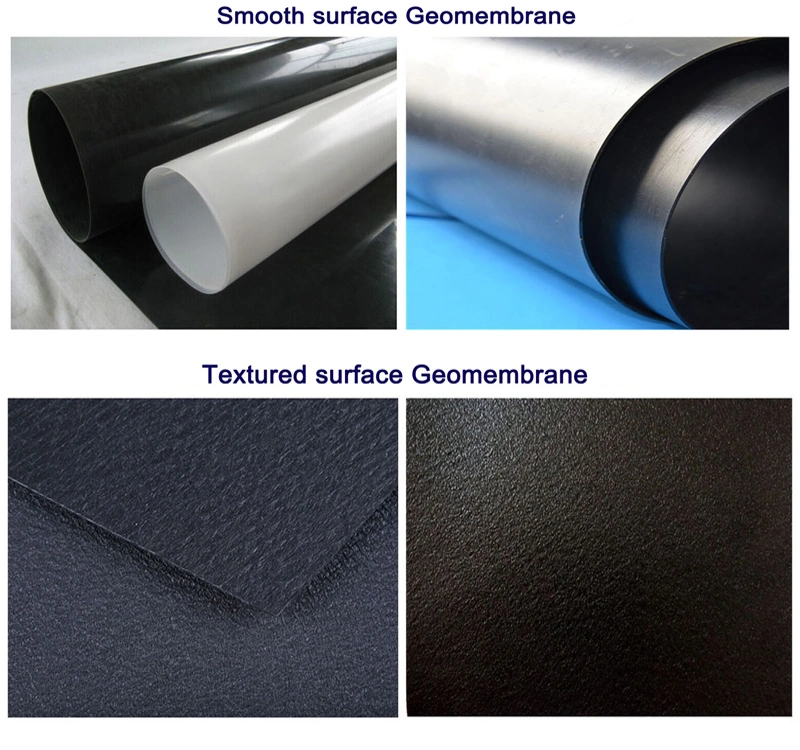 0.5mm/0.75mm/1.0mm/1.5mm/2.0mm ASTM Impermeable Waterproof HDPE Geomembrane for Dam/Landfill/Lake/Biogas/Mining/Fish/Shrimp Farm Pond Liner Manufacturer Price