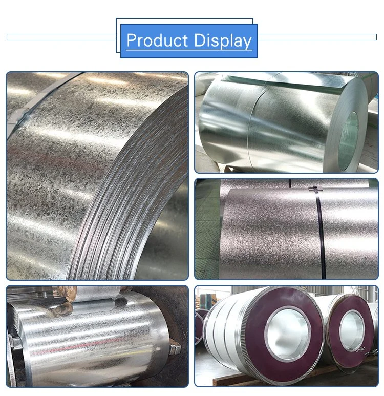 Building Material Cold Rolled Gi Gl ASTM A653 Z100 Z275 G90 Hot Dipped Zinc Coated Galvanized Steel Coils Price