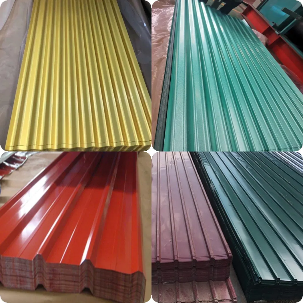 Top Quality PPGI PPGL Corrugated Roofing Steel Sheet with Factory Price