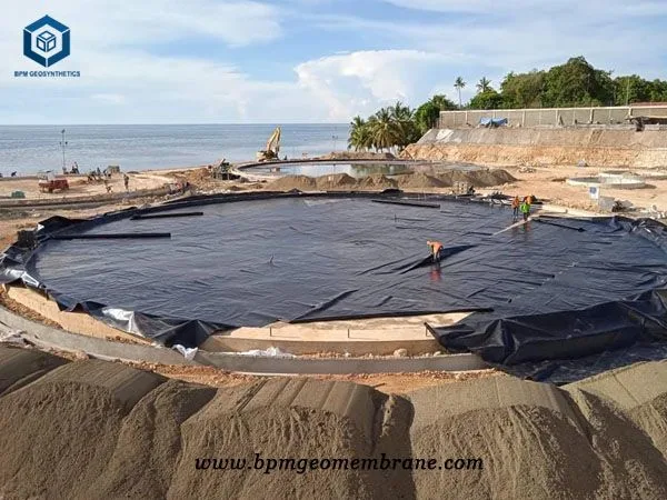 Waterproofing Harga Geomembrane HDPE Liner Sheet for Liquid Waste Treatment in France