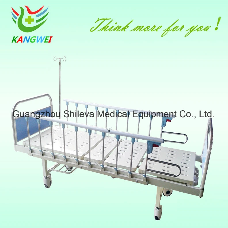 Basic Customization Hospital Furniture Stainless Steel Medical Nursing Bed with Cranks (SLV-B4021S)