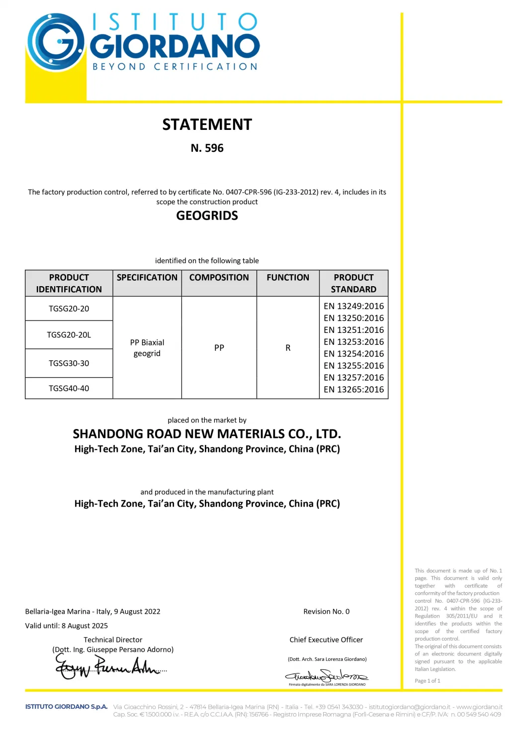 Composite PP Biaxial Geogrids with Pet Nonwoven Geotextile for Soil Stabilization