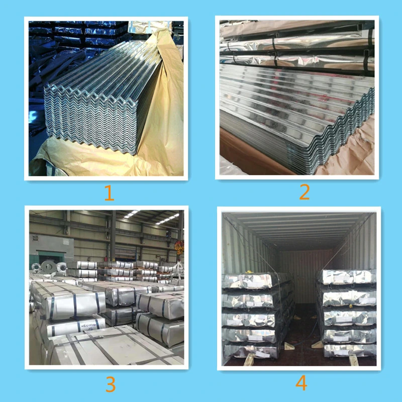 Factory Directly Supply Dx51 Dx52 Dx53 Color Zinc Coated Metal Roofing Prepainted PPGI Corrugated Steel Sheet for Building