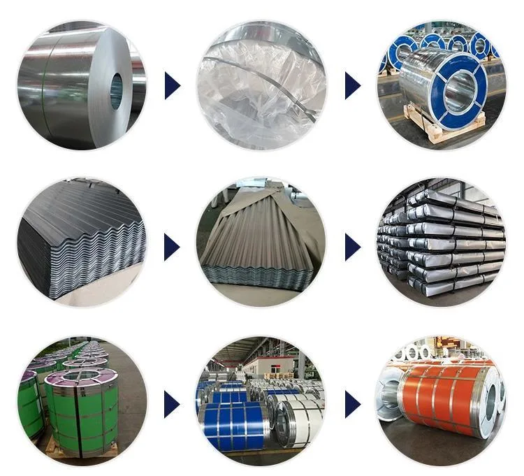 Building Material Aluminized Zinc Coils Galvanized Steel Sheet Gi Gl