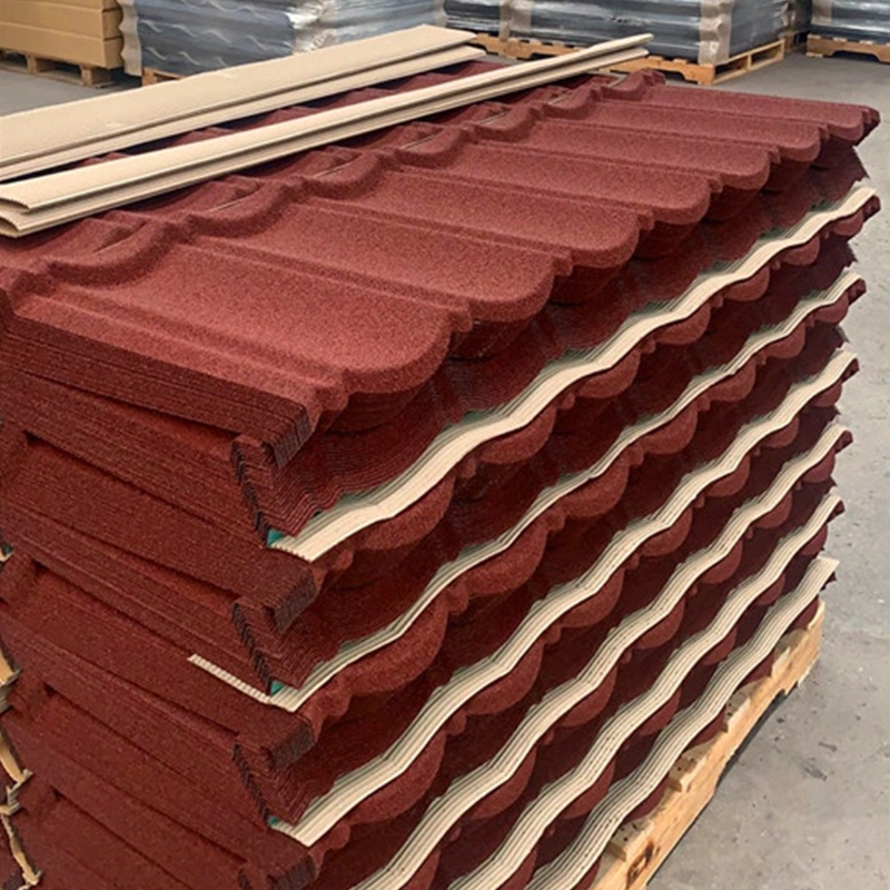 Colorful Waterproof Aluminium Zinc Stone Coating Steel Sheet