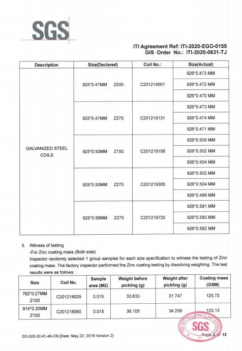 Bis China G90 G550 Az150 Zinc Alume Hot-DIP Al-Zn Coated Galvanized/Galvalume Steel Coil