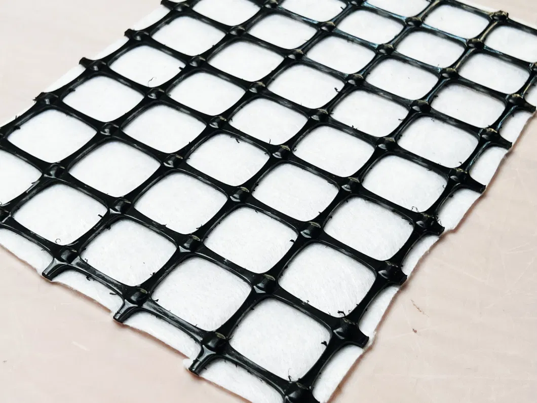 High Quality Road Construction Combined PP Biaxial Geogrid Geocomposites