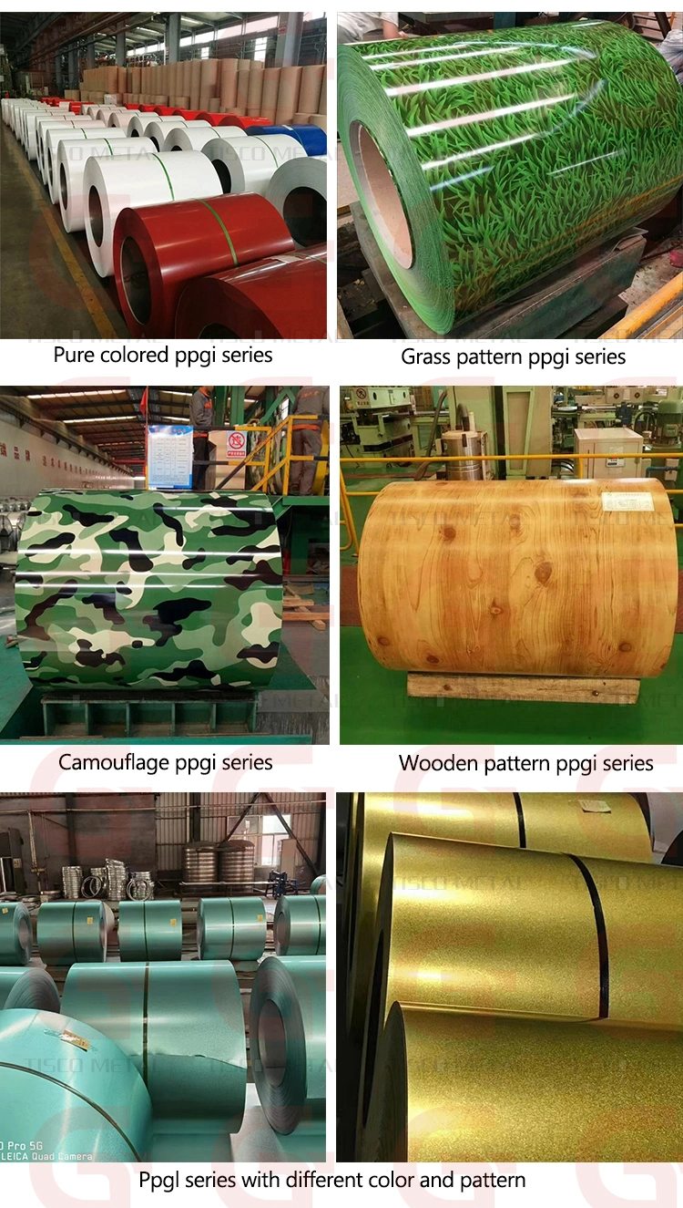 Verified Supplier Color Coated Prepainted Galvanized PPGI Steel Coil