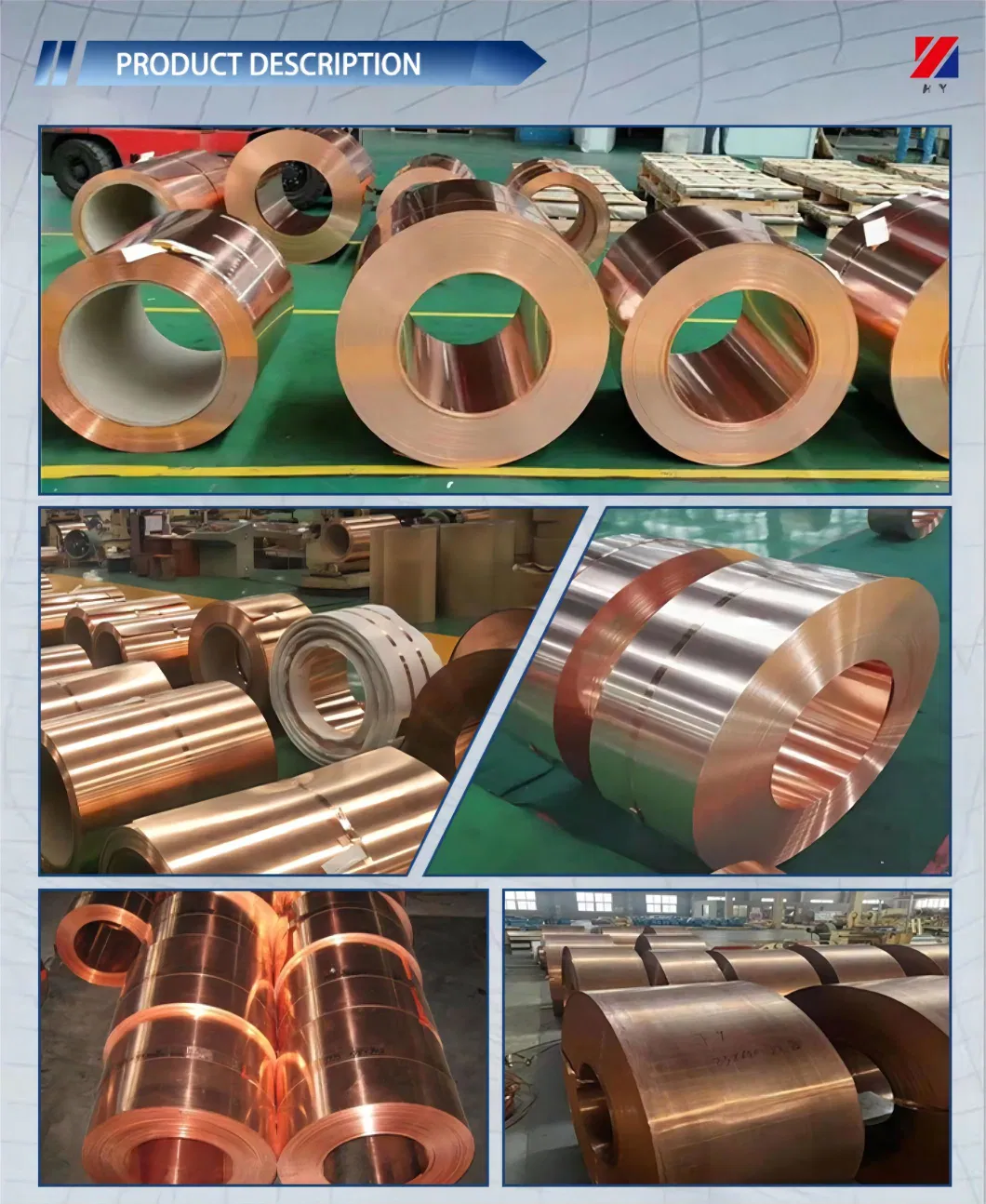 100-700 Series C10000-70000 Copper/Brass Coil/Strip/Plate/Sheet/Tube/Pipe/Bar Round/Square/Rectangle/Flat Bar Tubes Pipes Wire Rod Roll