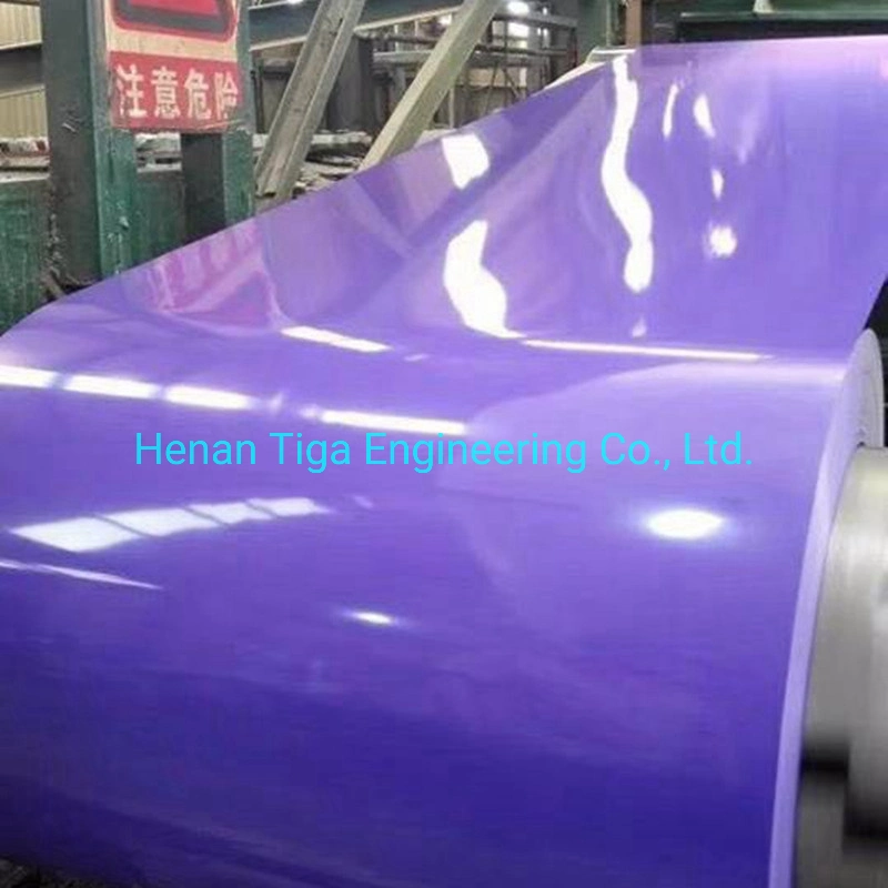 Dx51d China Tiga Factoty Prepainted Galvanized Plate PPGI Steel Coil
