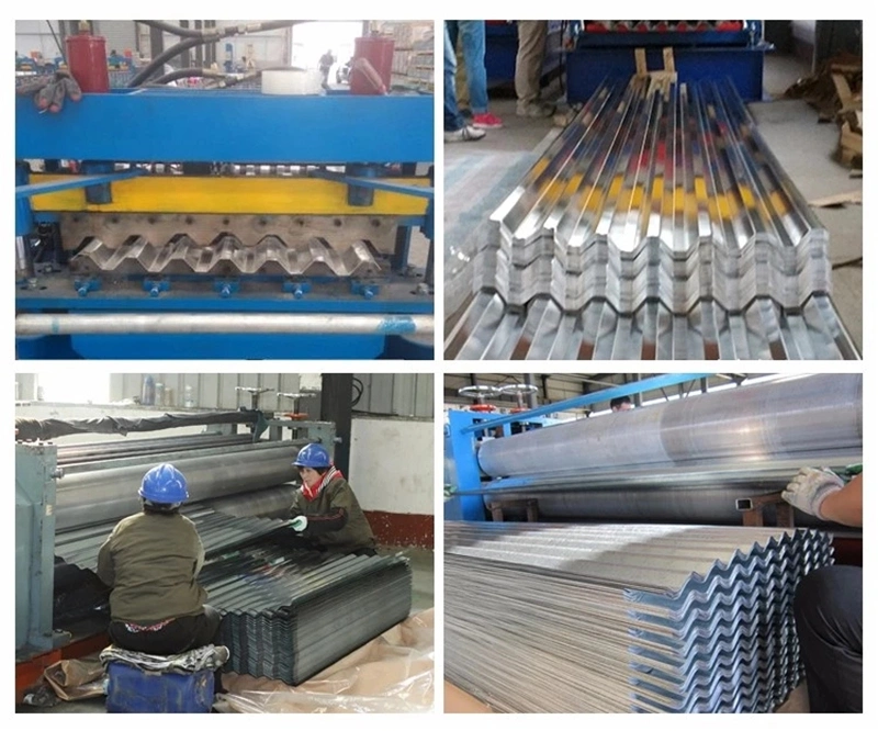 Roof/ Exterior Wall Materials Galvanized Sheet Metal Corrugated of PPGI Steel