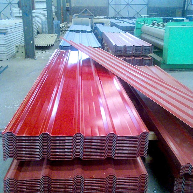China Factory Seller Nice Price Metal Galvanized Corrugated Steel Zinc Color Coated Roofing Sheet