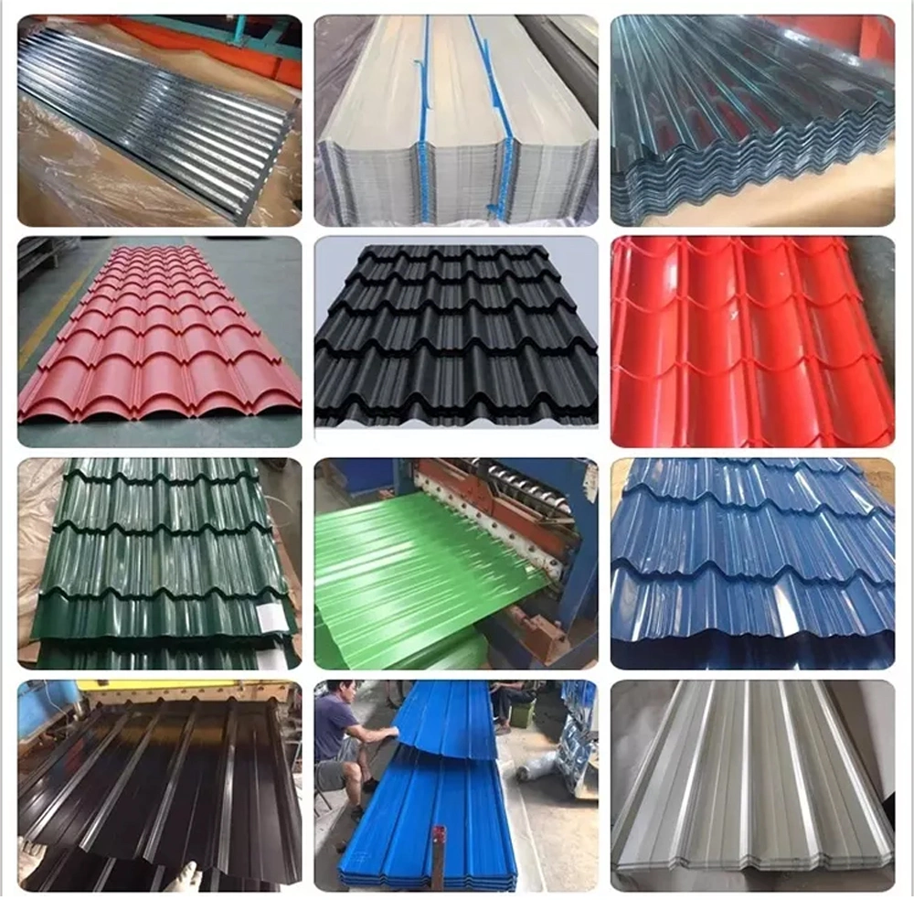 PPGI/PPGL/Color Coated/Aluzinc Zinc/Colour Coated/Gigalvanized/Galvalume/Prepainted/Corrugated Steel/Roofing Sheet/Roof Tile