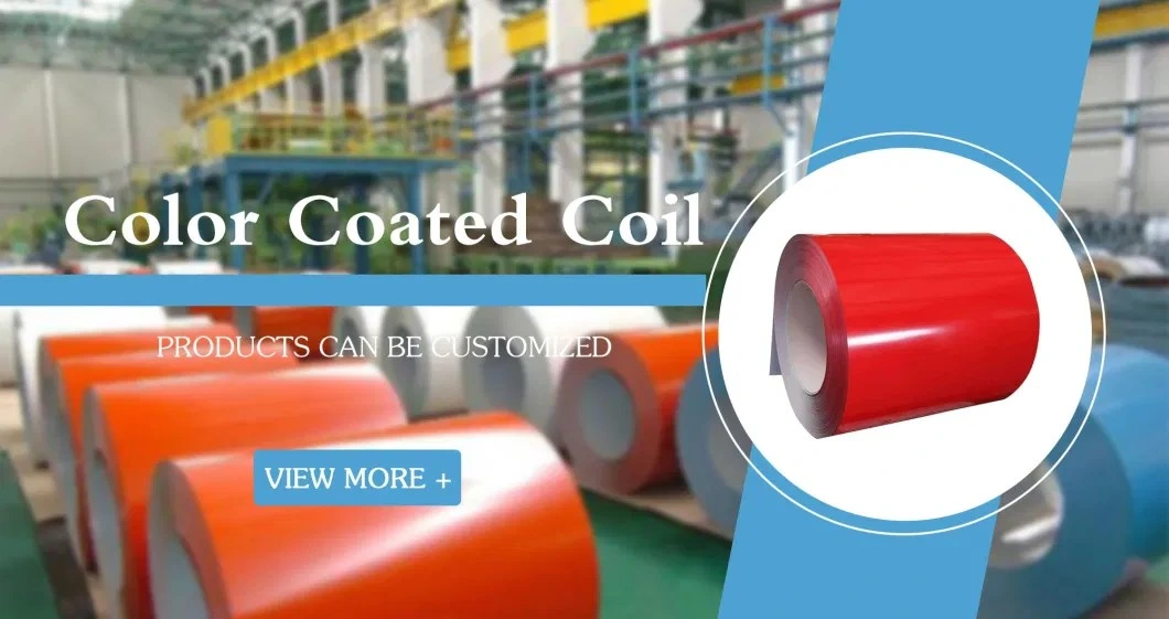 Manufacturer Customized Ral Color Coated Prepainted Galvanized Dx51d Dx52D Dx53D Dx54D SGCC PPGI Steel Coil