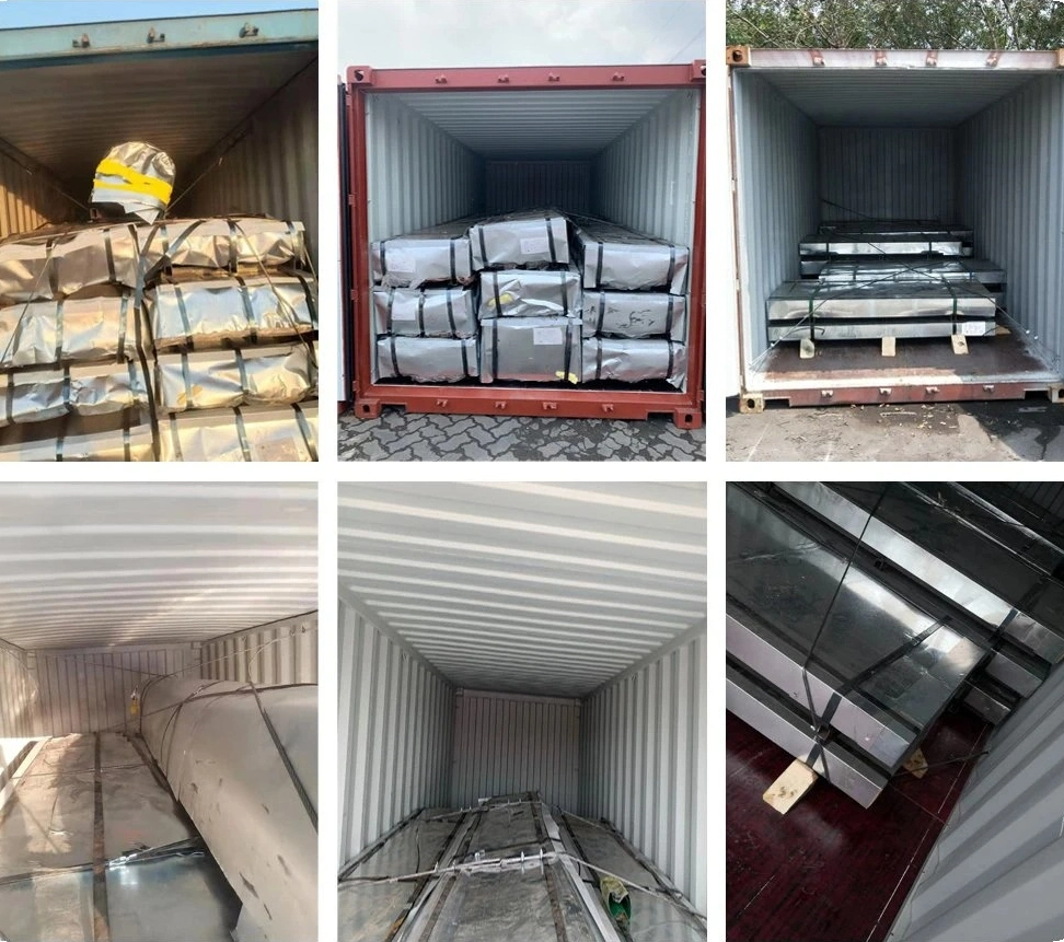 PPGI Hot Dipped Galvanized Metal Roofing Materials Steel Sheet Price Gi Corrugated Roof Steel Sheet Coil Sheets Plate Plates Roofing Strip