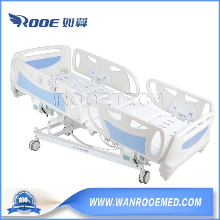 Bae502 Basic Five-Function ICU Hospital Electric Bed with Optional ABS Soft Connection