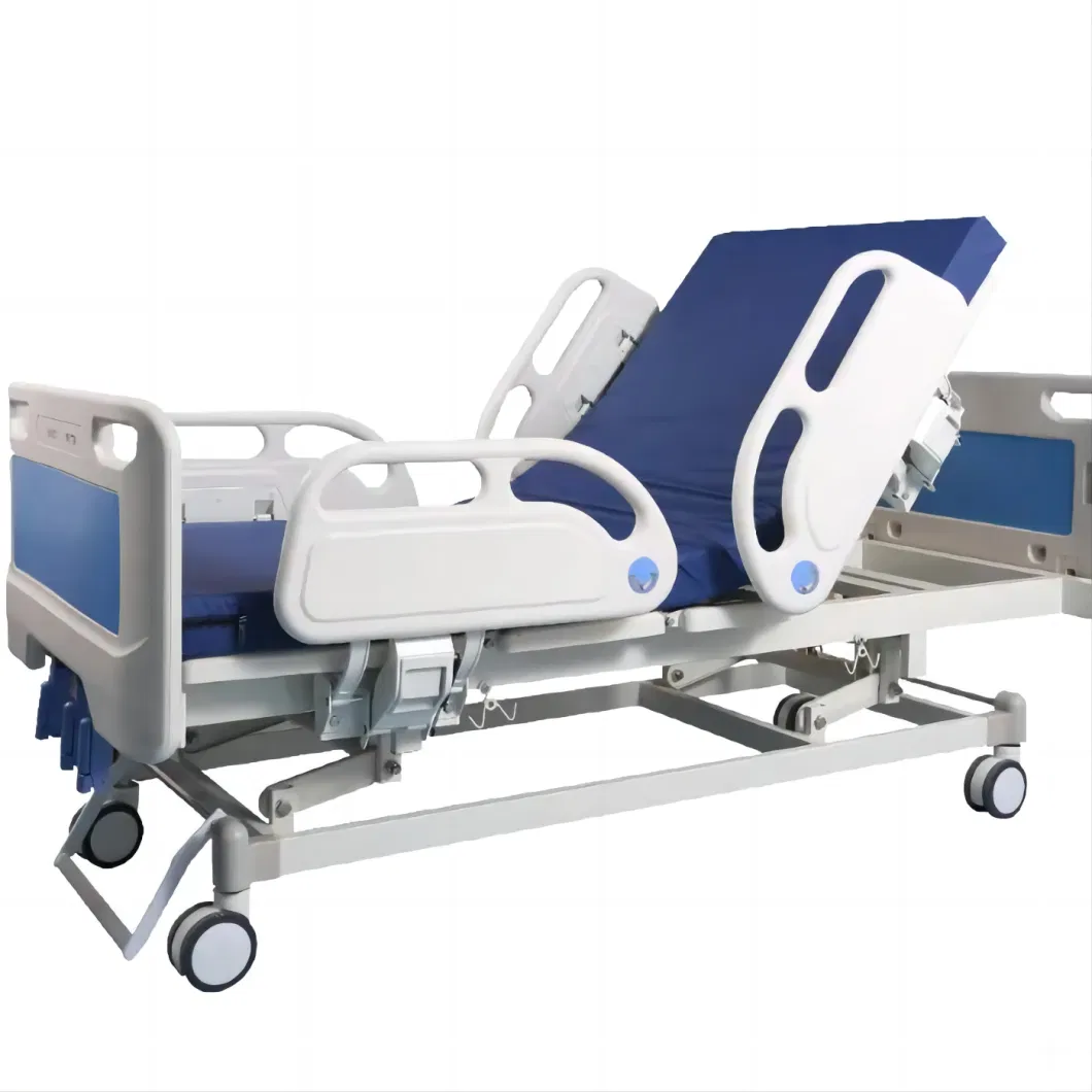 Luxury Multi-Function ICU Medical Patient Bed Electric 5 Function Hospital Bed