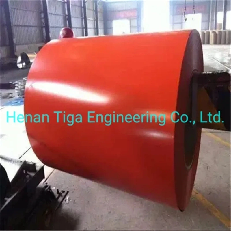 Dx51d China Tiga Factoty Prepainted Galvanized Plate PPGI Steel Coil