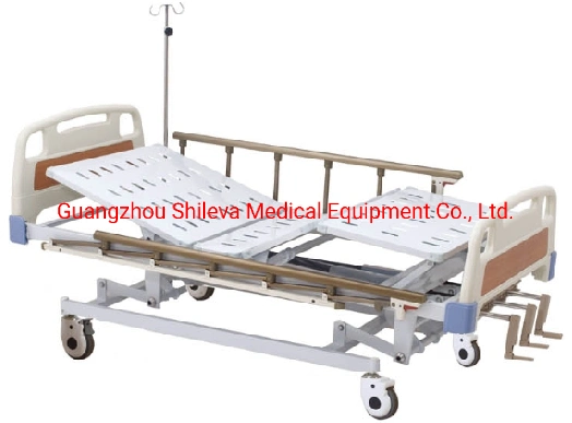Basic Customization Hospital Furniture Stainless Steel Medical Nursing Bed with Cranks (SLV-B4021S)