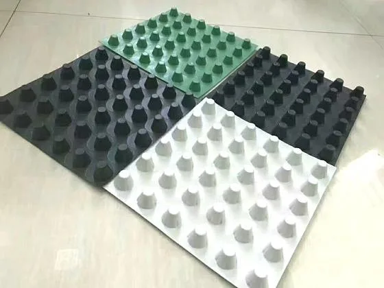 China Hot Sale HDPE Dimple Membrane Black Drainage Board