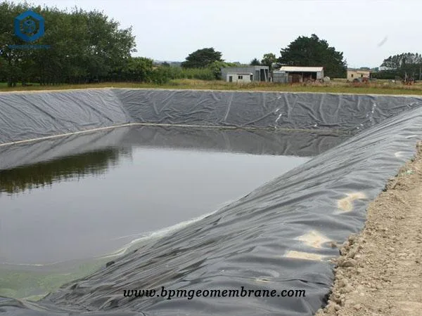 Landfills Ecological Landfill Liner 1.5mm Smooth Black HDPE Mine Geotextile Geomembrane Liner Piscina Geomembrane