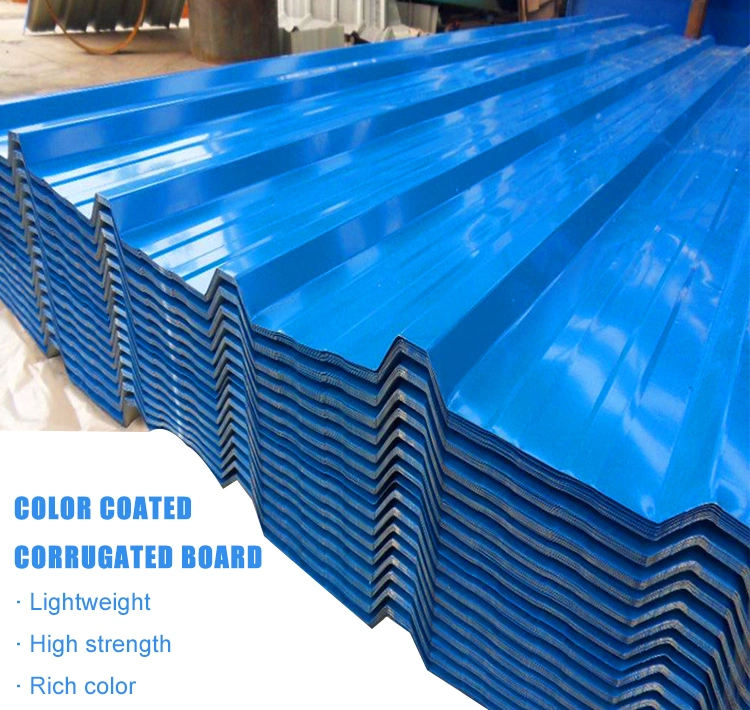 Factory SGCC Sgch Dx51d+Z 0.28mm 0.22mm 0.23mm 0.25mm Thickness Metal Prepainted Galvanized Galvalume Color Coated PPGI PPGL Corrugated Gi Zinc Roofing Sheet